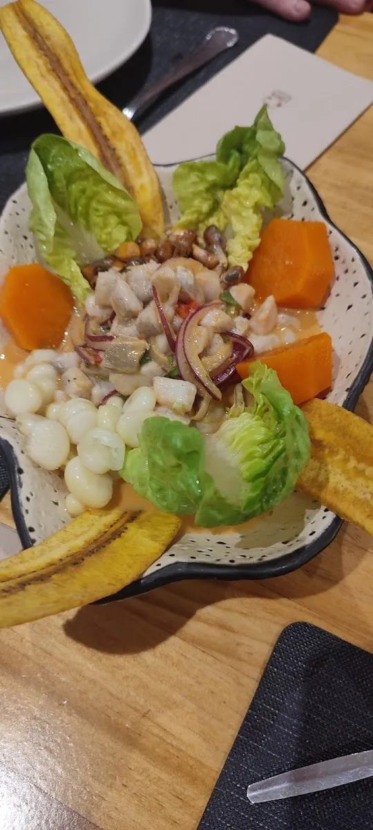 Ceviche de corvina, de la carta de Takos Fritten