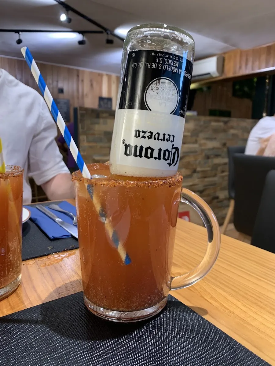Michelada, de la carta de Takos Fritten